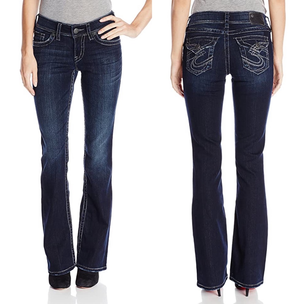 Silver Jeans Women’s Dark Blue Boot Cut Jeans